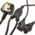 Power Plug to 2 x IEC Dual Kettle Lead Splitter Cable 